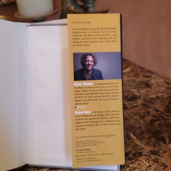 Hard to Handle the Life and Death of the Black Crows. Memoir, Hardback Book. - Picture 4 of 5